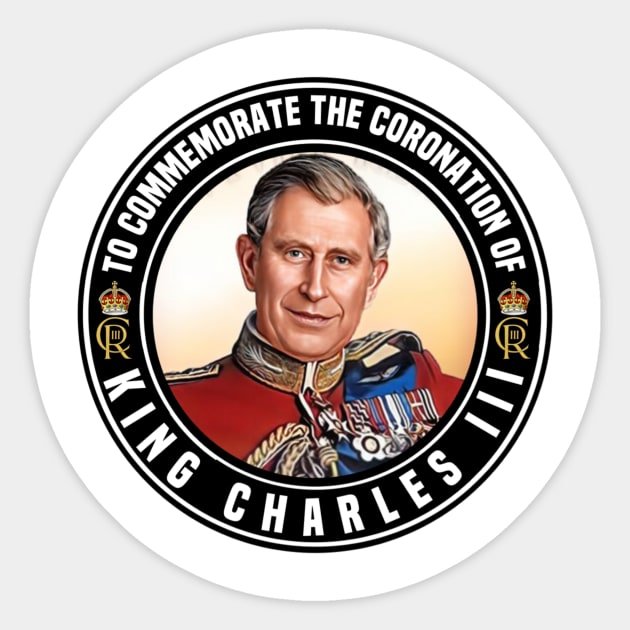 Long Live King Charles lll Sticker by FirstTees